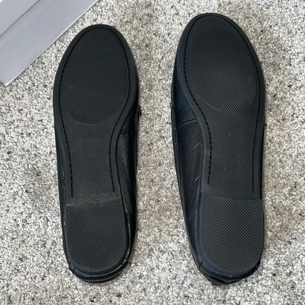 AUTH NIB Steve Madden MISTRO LOAFERS BLACK LEATHER US 6